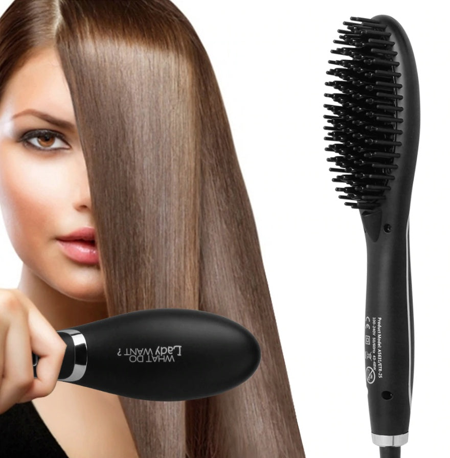 Ceramic Hair Straightening Brush Ceramic Hair Straightening Brush